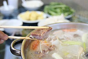 秋月阁餐厅的腊排骨