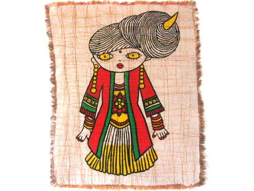 蜡染壁画C20(40cm×35cm)