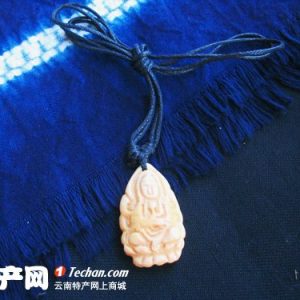 骨雕观音挂坠