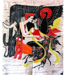 蜡染壁画A7(85cm×65cm)