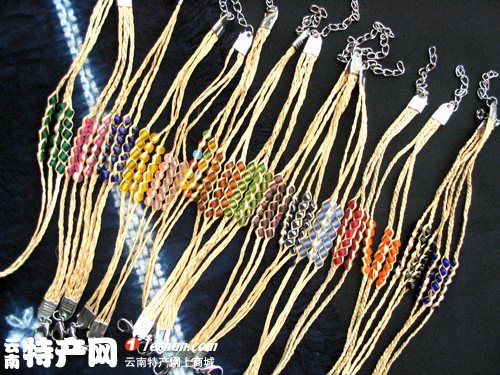 拉菲草爱情三排手链(全)