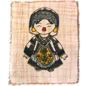 蜡染壁画C10(40cm×35cm)