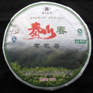 [茶王]泰山春357克有机青饼