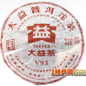 [大益]2011年 V93 经典普洱（熟）沱101批