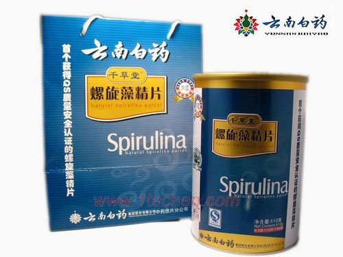 【云南白药】千草堂螺旋藻精片510克0.5克*12片*85袋