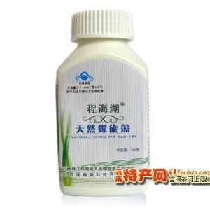 【程海湖】程海湖牌天然螺旋藻精片 100克瓶装