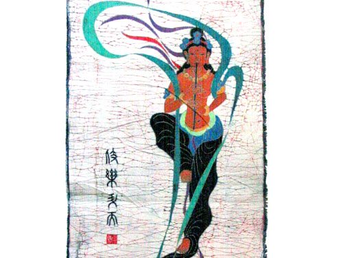 蜡染壁画B4(45cm×115cm)