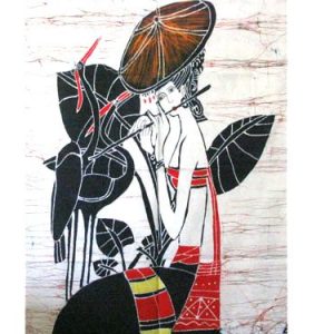 蜡染壁画A5(85cm×65cm)