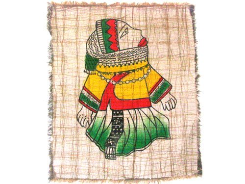 蜡染壁画C4(40cm×35cm)