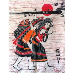 蜡染壁画A10(85cm×65cm)