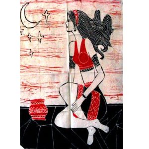 蜡染壁画A11(85cm×65cm)