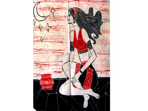 蜡染壁画A11(85cm×65cm)