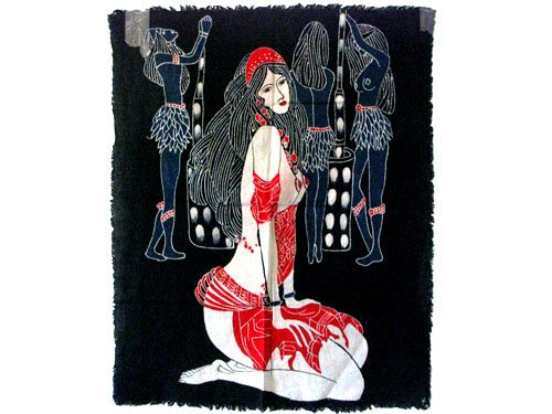 蜡染壁画A9(85cm×65cm)
