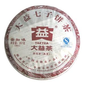[大益]09年普知味901普洱七子饼901批（熟）