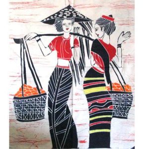 蜡染壁画A6(85cm×65cm)