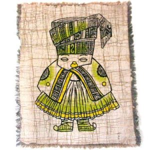 蜡染壁画C1(40cm×35cm)