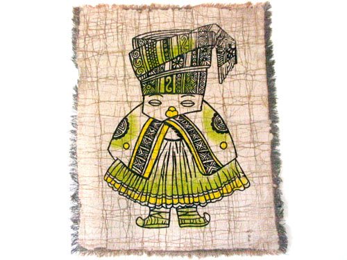 蜡染壁画C1(40cm×35cm)