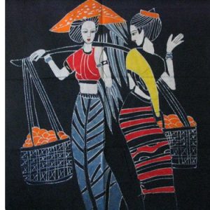 蜡染壁画A2(85cm×65cm)