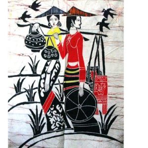 蜡染壁画A4(85cm×65cm)