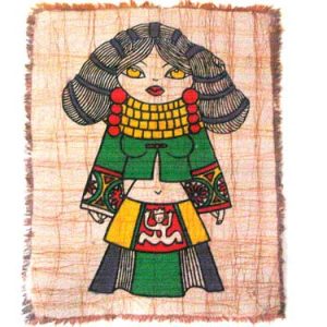 蜡染壁画C17(40cm×35cm)