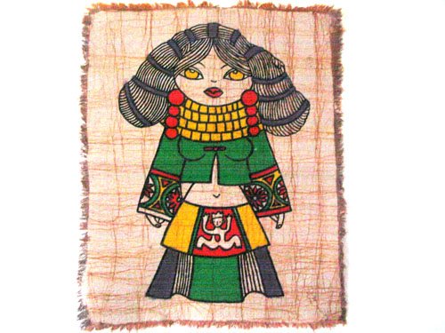 蜡染壁画C17(40cm×35cm)