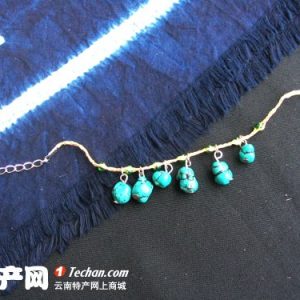 拉菲草松石手链