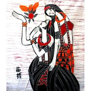 蜡染壁画A15(85cm×65cm)