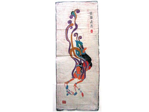蜡染壁画B2(45cm×115cm)