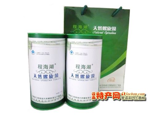 【程海湖】程海湖牌天然螺旋藻精片 150克筒装