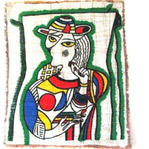 蜡染壁画C15(40cm×35cm)