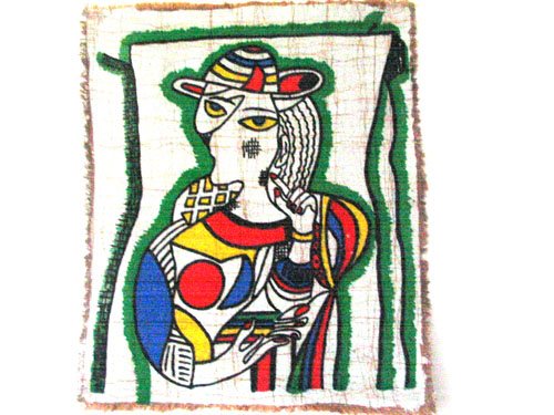 蜡染壁画C15(40cm×35cm)
