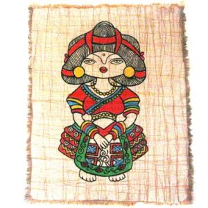 蜡染壁画C16(40cm×35cm)