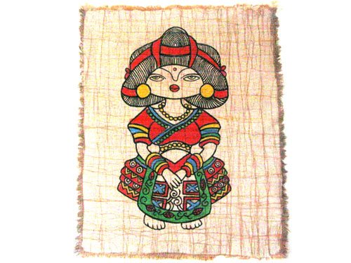 蜡染壁画C16(40cm×35cm)