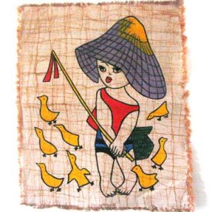 蜡染壁画C22(40cm×35cm)