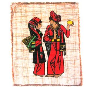 蜡染壁画C9(40cm×35cm)