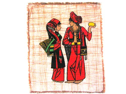 蜡染壁画C9(40cm×35cm)