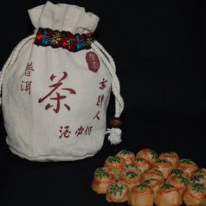 [老仓]一级陈年瘦身降脂普洱小熟沱(买50个赠图中小布袋)