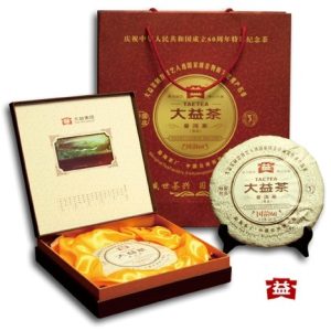 [大益]09年国韵60普洱礼茶（熟茶）